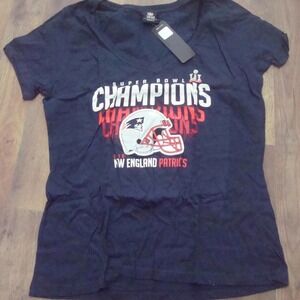 NEW ENGLAND‎ PATRIOTS CHAMPS WOMENS XL VINTAGE SHIRT 00S Y2K G7
